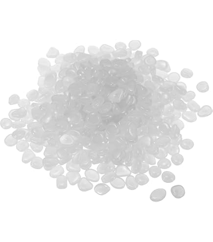 Amazon | uxcell グローロック ミニ発光石 3-5mm 夜光 玉石 装飾 暗闇